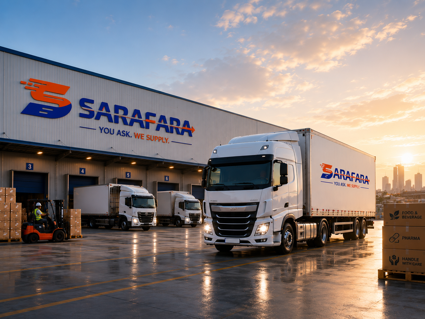 SARAFARA warehousing setup
